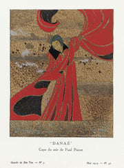 Danae Cape Du Soir By Paul Poiret by Charles Martin