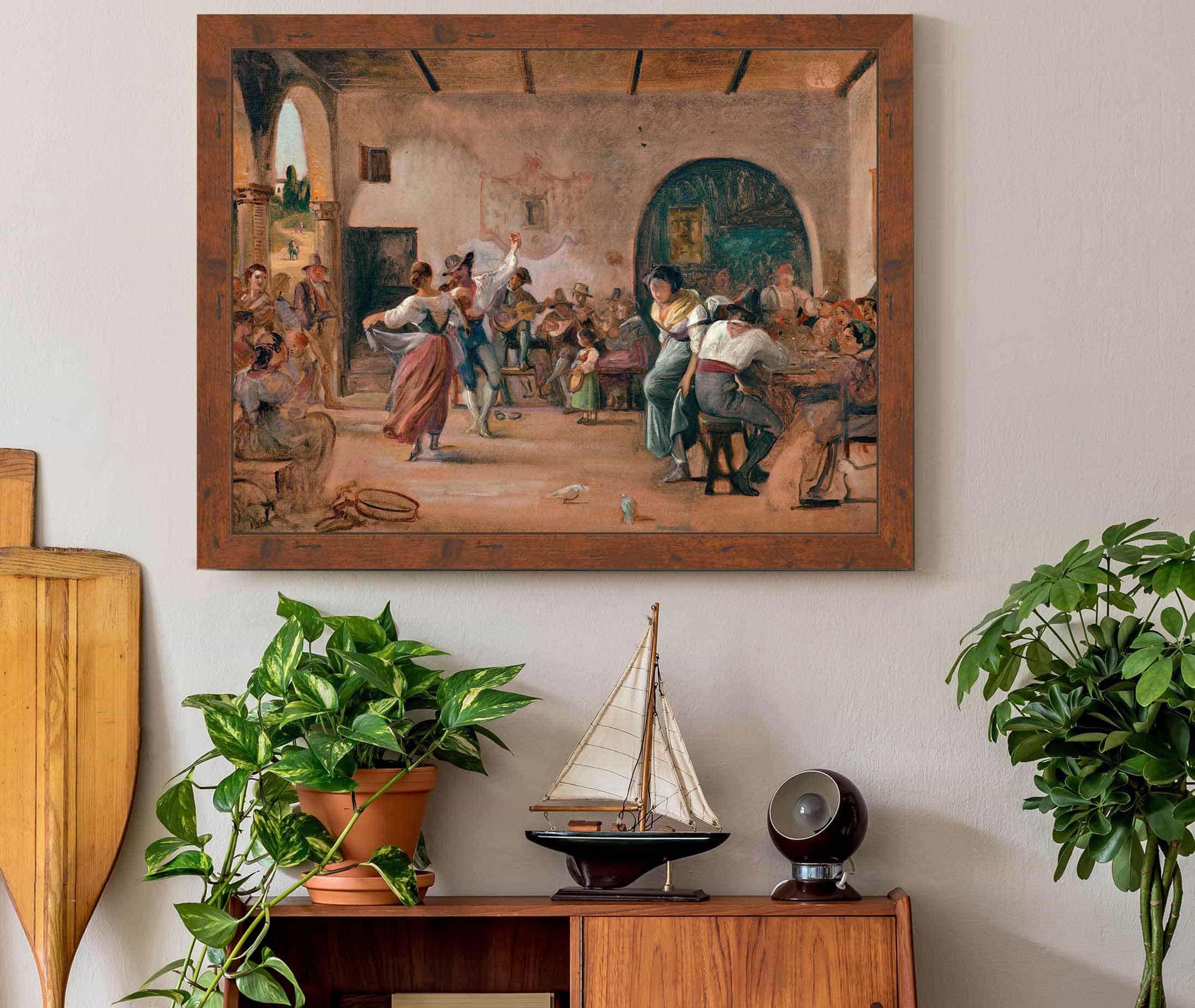 Dance In An Osteria by Wilhelm Marstrand