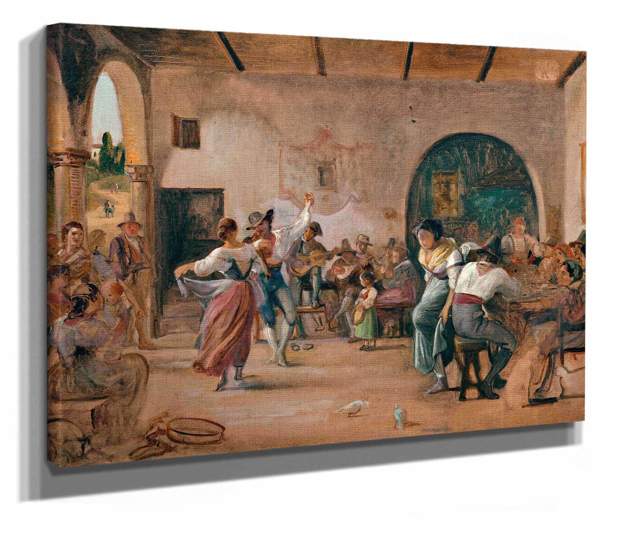 Dance In An Osteria by Wilhelm Marstrand