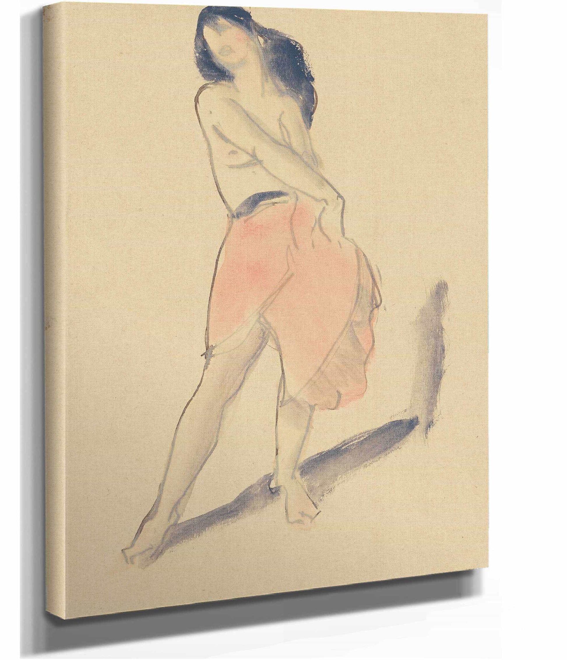 Dancer In A Red Skirt No by Robert Henri