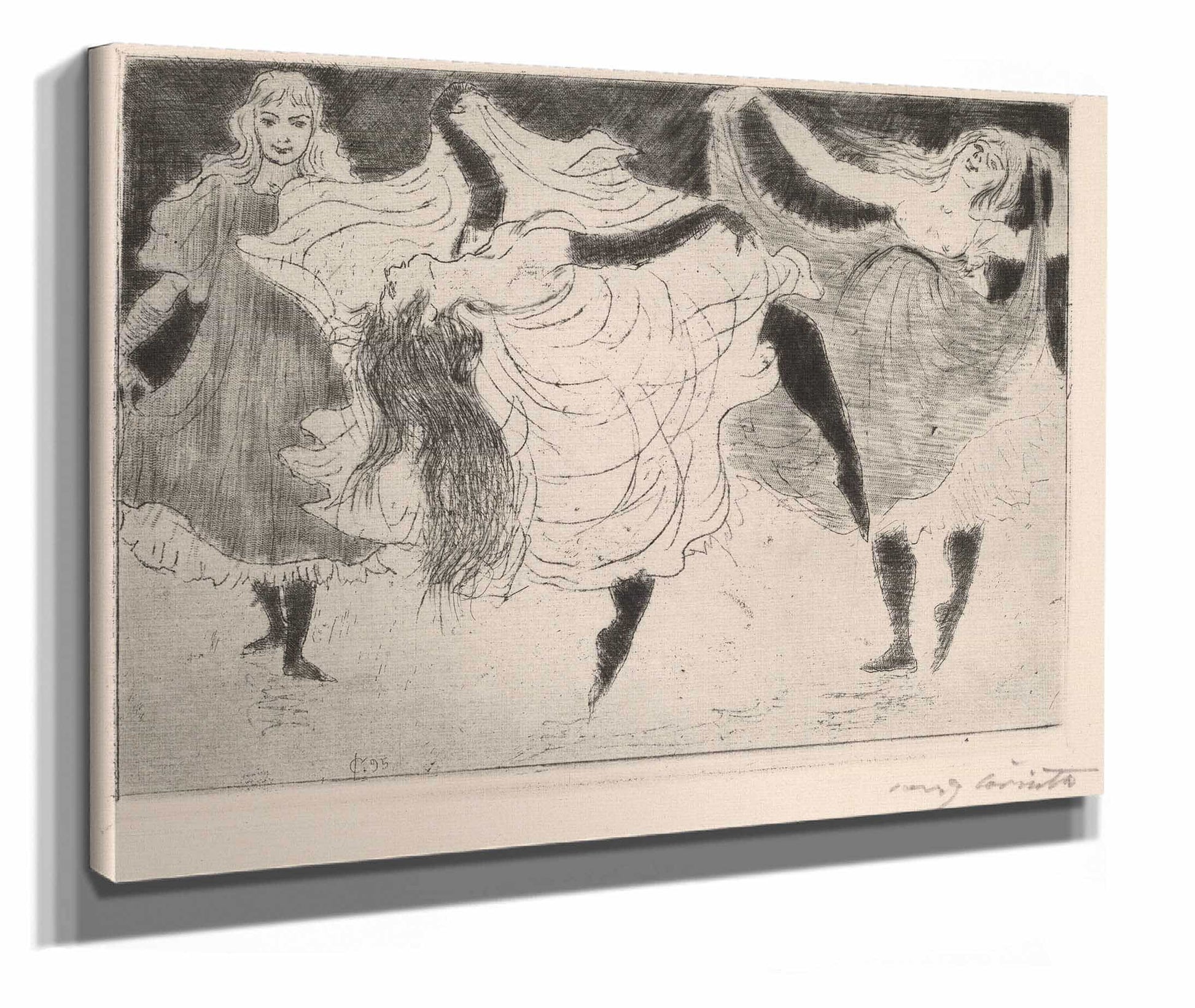 Dancers Tanzerinnen by Lovis Corinth