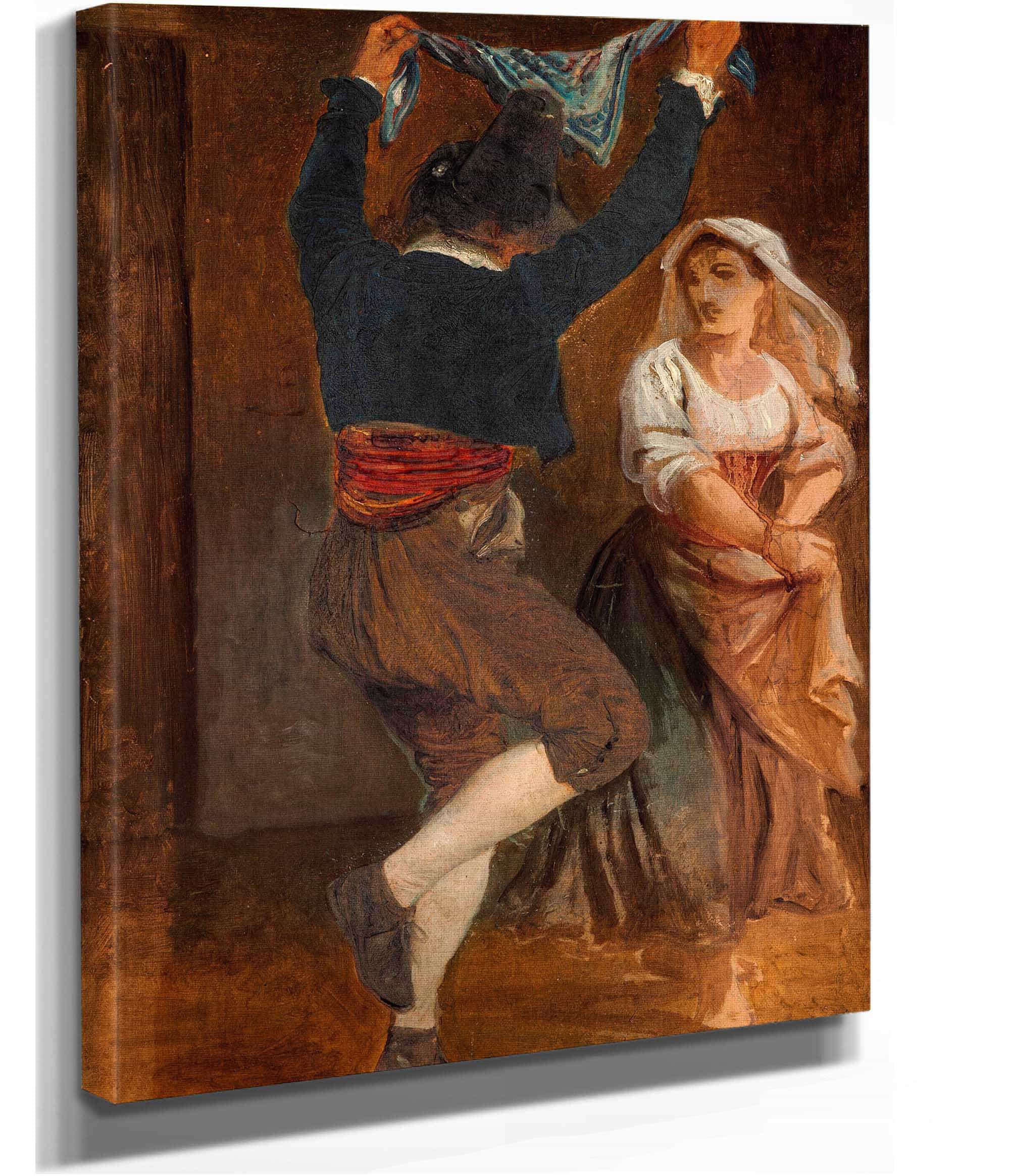 Dancing Italian by Wilhelm Marstrand