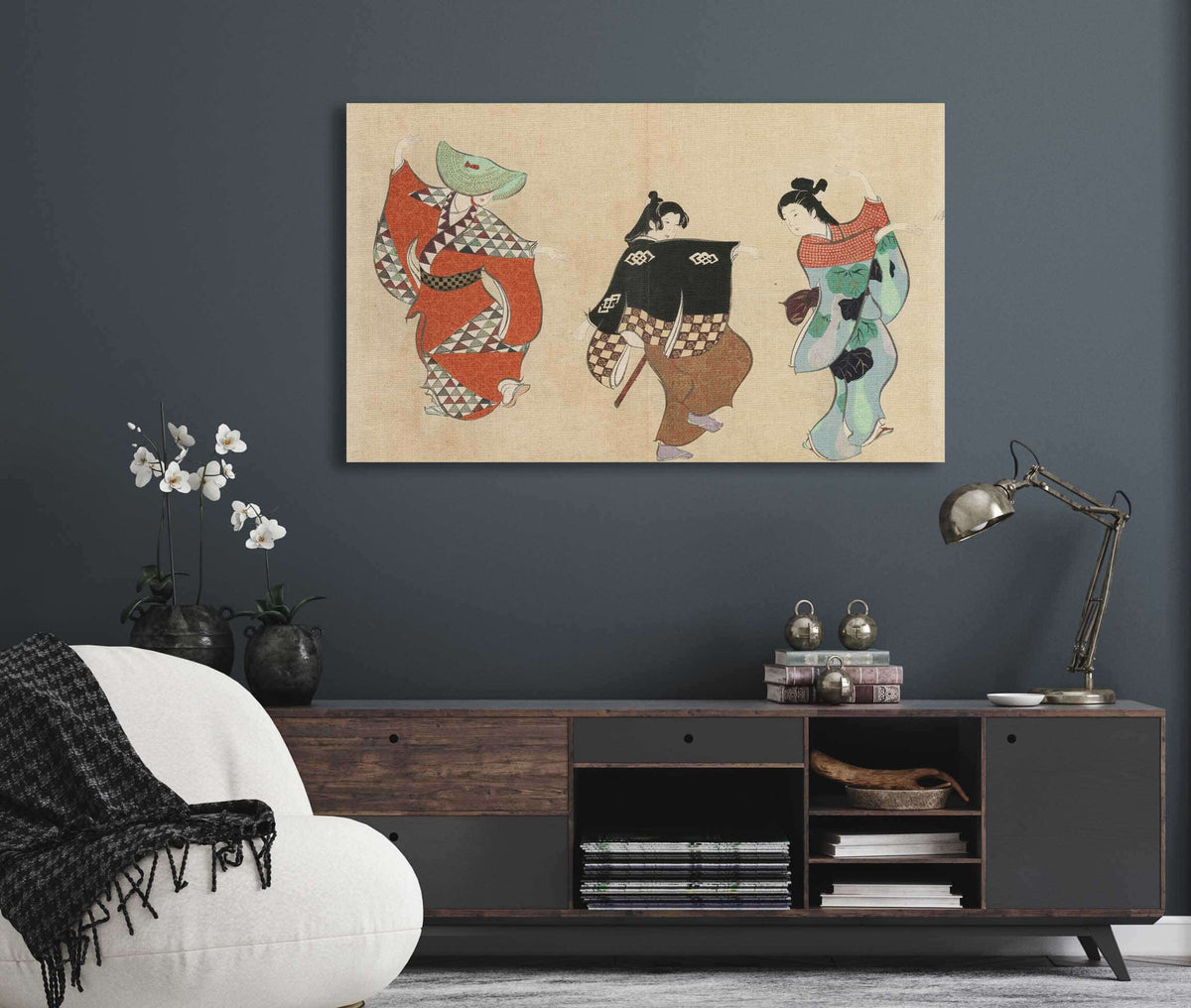 Dancing Odori by Kamisaka Sekka