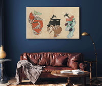 Dancing Odori by Kamisaka Sekka