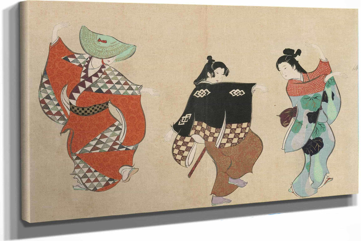 Dancing Odori by Kamisaka Sekka