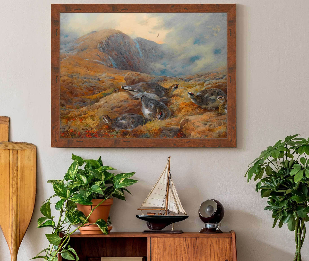 Danger Aloft Ptarmigan by Archibald Thorburn