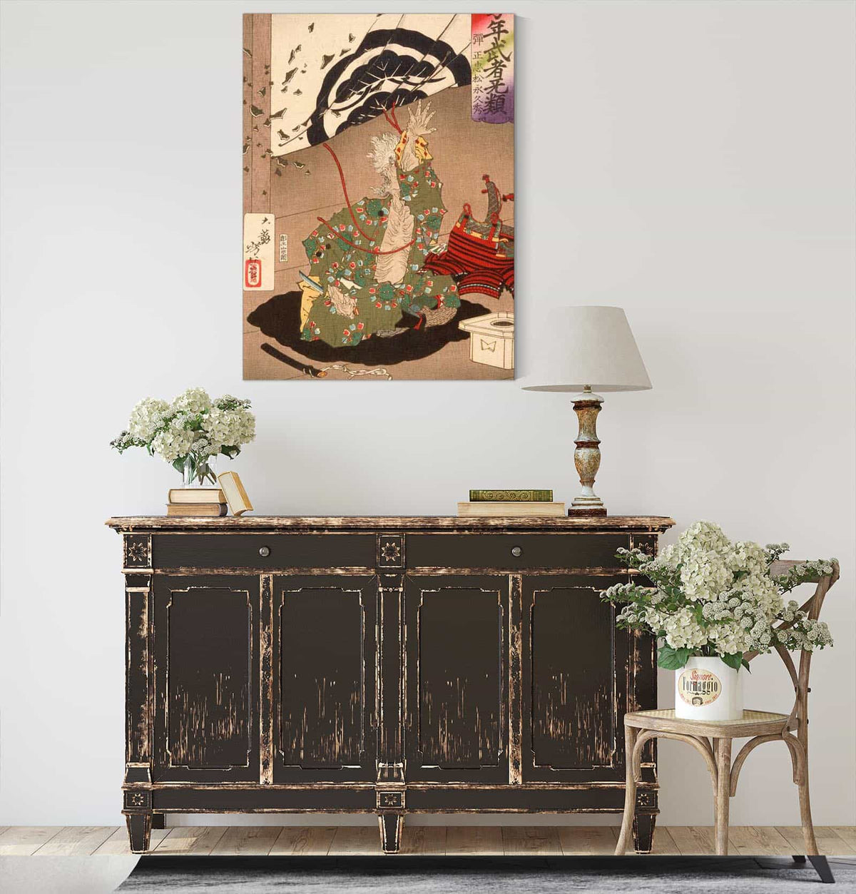 Danjo Matsunaga Hisahide Before His Suicide by Tsukioka Yoshitoshi