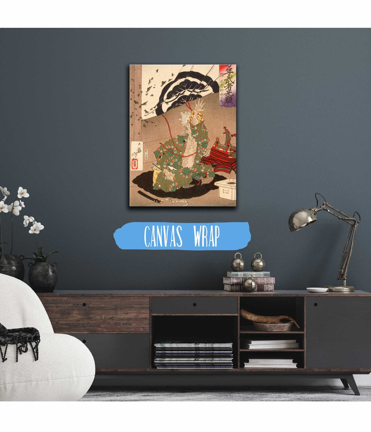 Danjo Matsunaga Hisahide Before His Suicide by Tsukioka Yoshitoshi