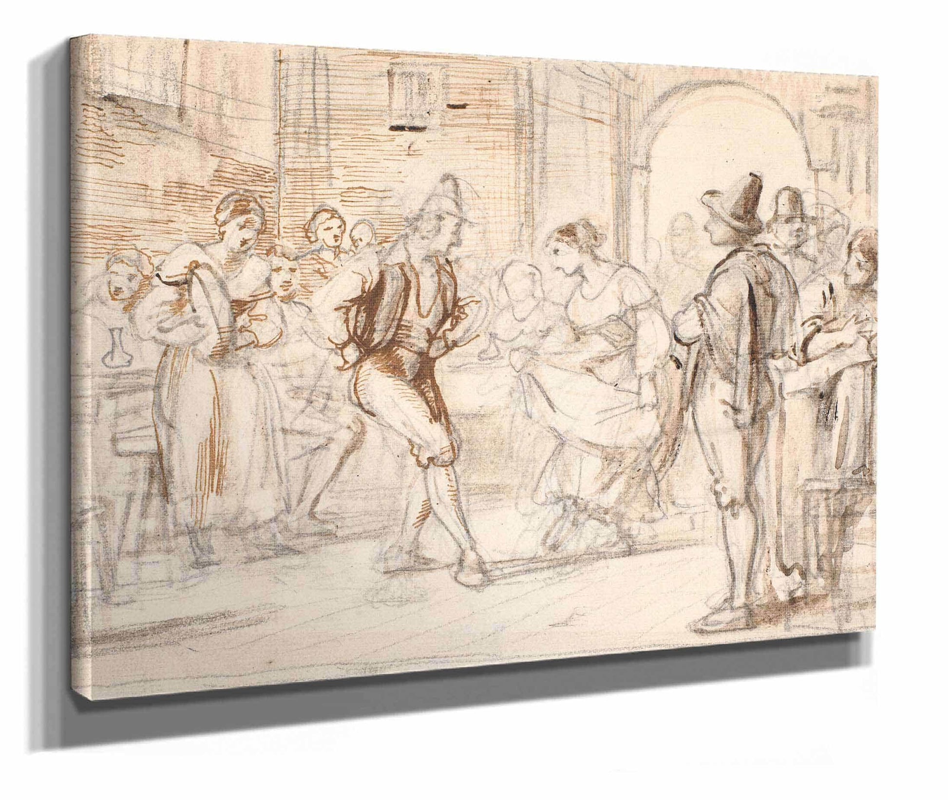 Dans I Et Osteri by Wilhelm Marstrand