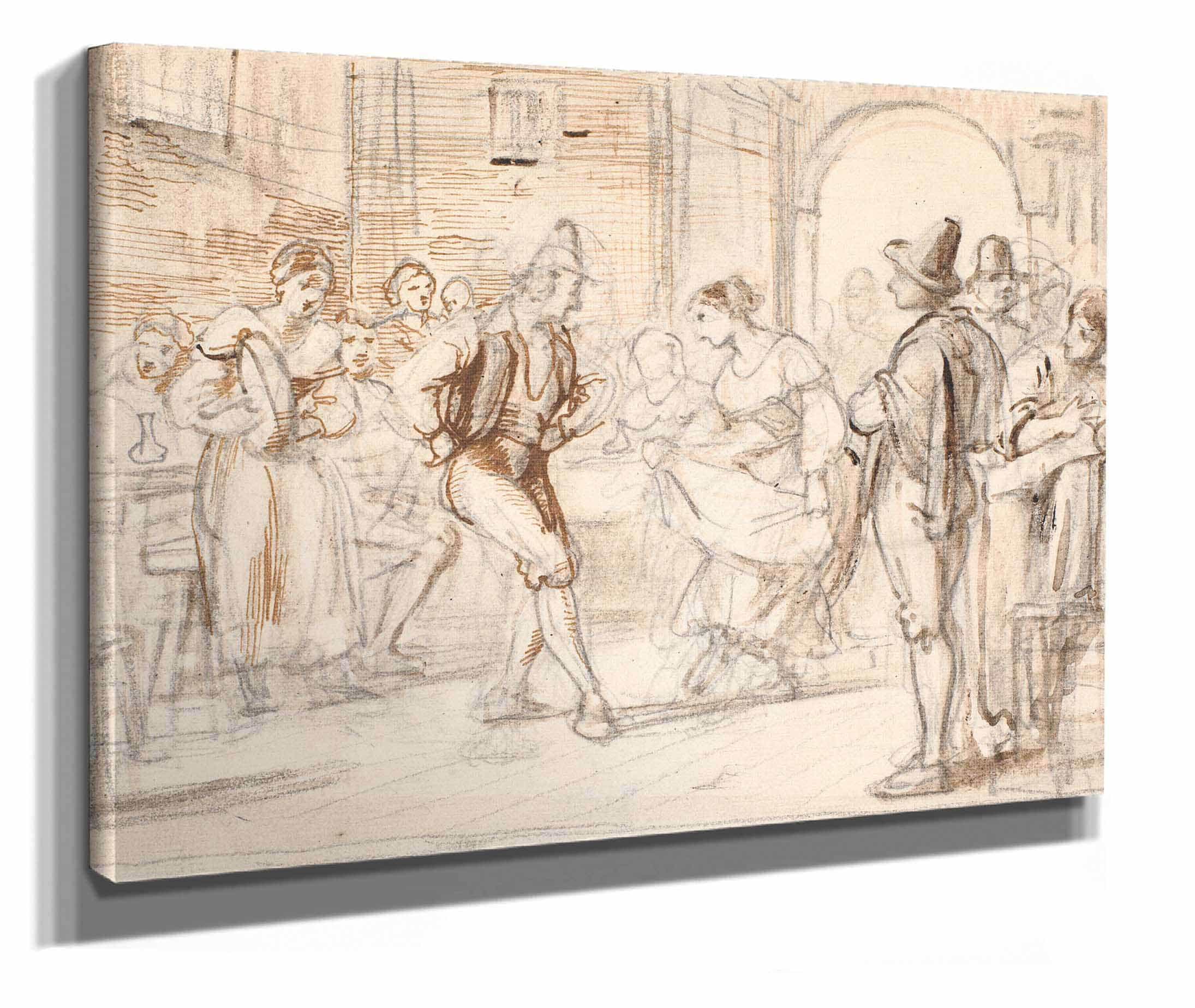 Dans I Et Osteri by Wilhelm Marstrand