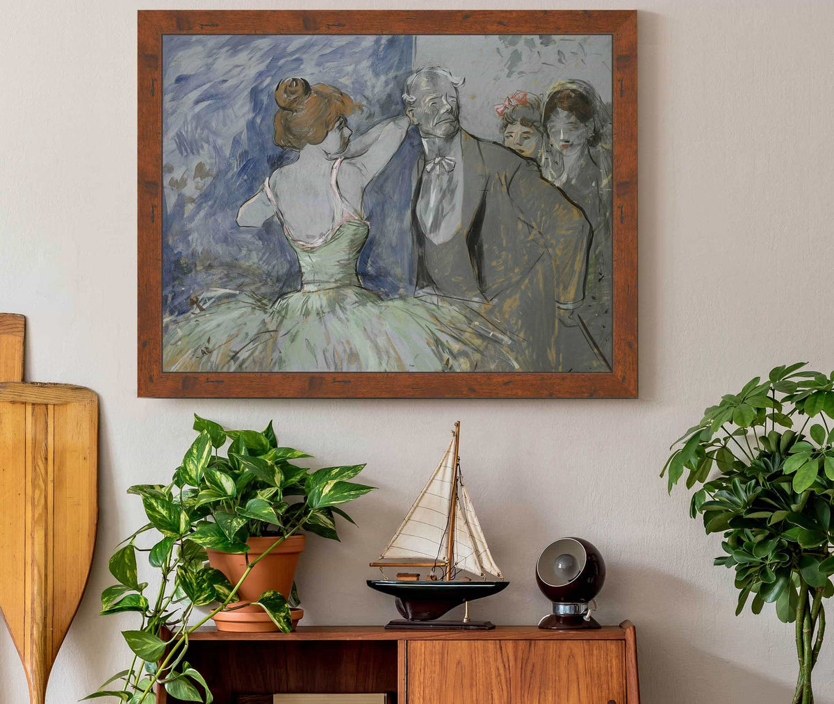 Dans Les Coulisses by Jean Louis Forain