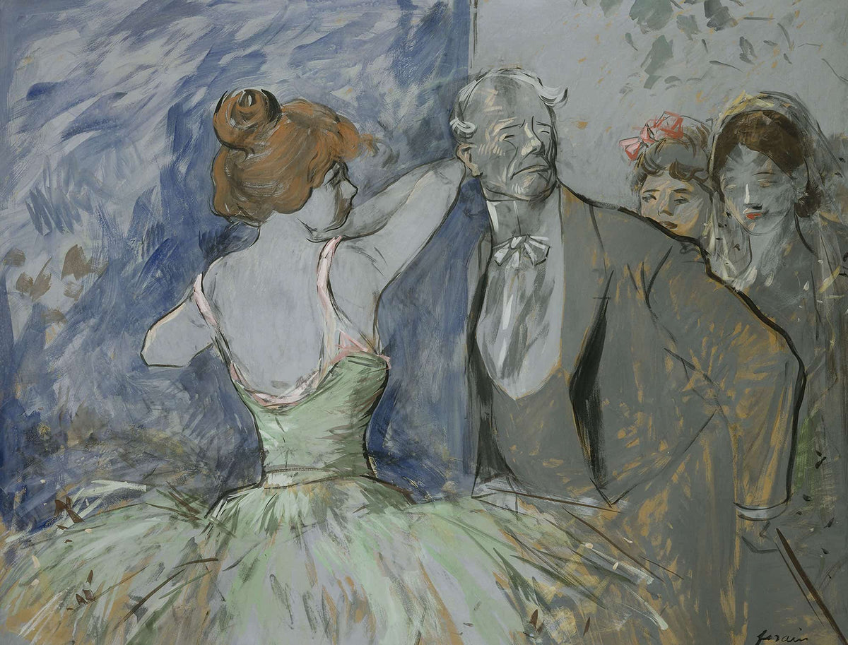 Dans Les Coulisses by Jean Louis Forain