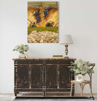 Dans Un Ravin Lignards by Jean Baptiste Edouard Detaille