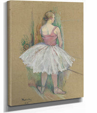 Danseuse En Pied Vue De Dos by Henri De Toulouse Lautrec