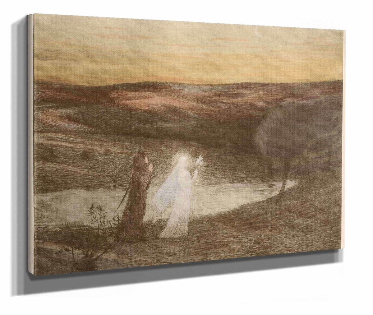 Dante Rencontre Beatrix by Henri Martin