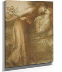 Dantes Dream Io Sono In Pace by Dante Gabriel Rossetti