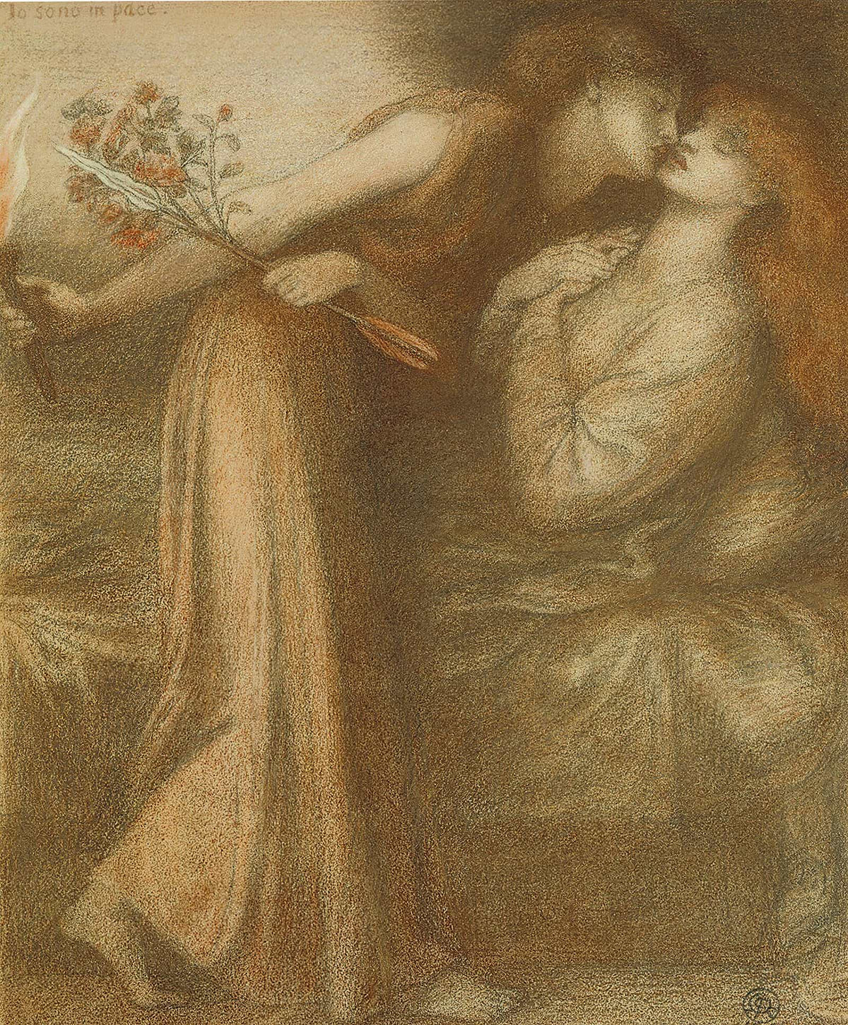 Dantes Dream Io Sono In Pace by Dante Gabriel Rossetti