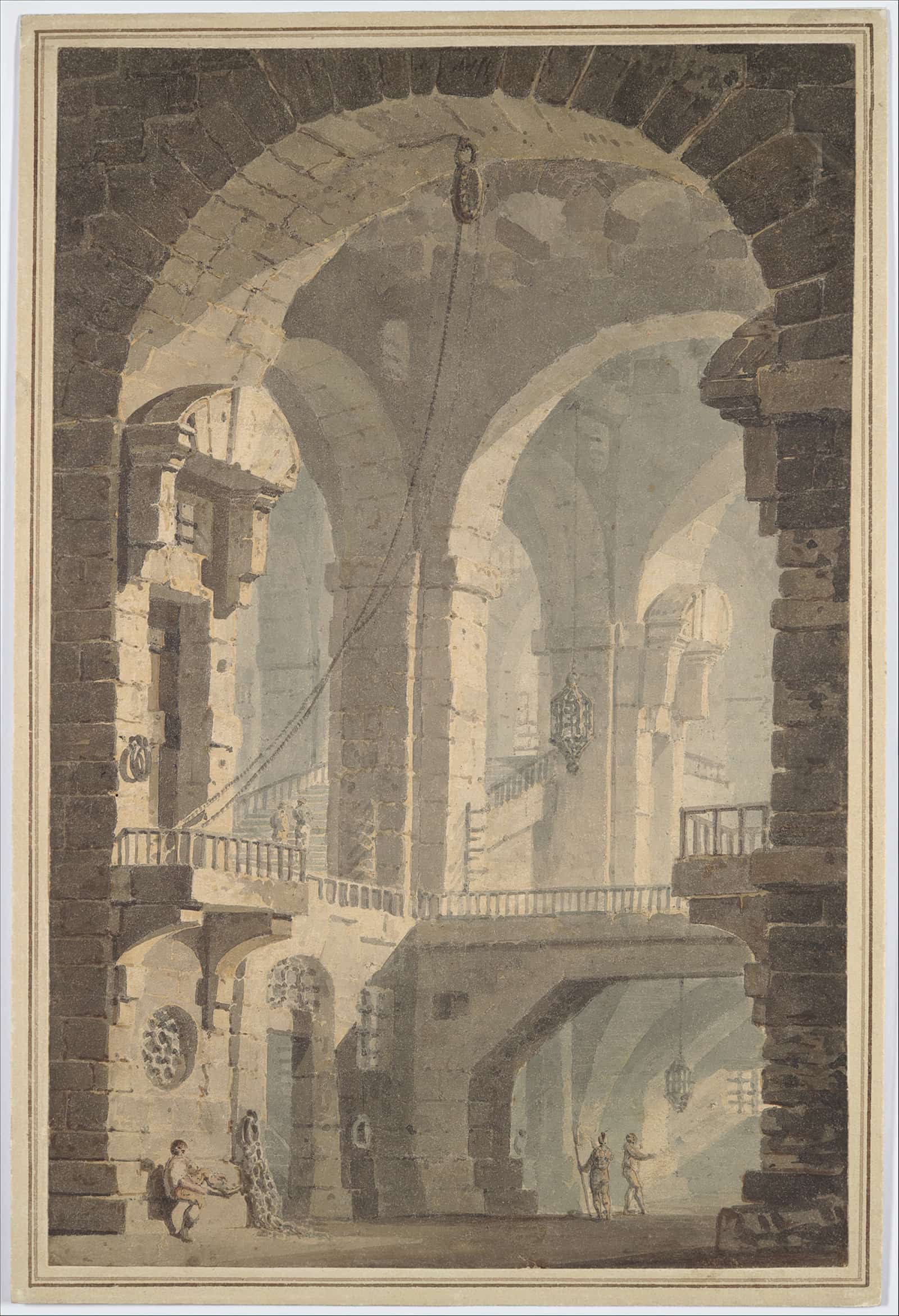 Dark Prison Carcere Oscura   by Joseph Mallord William Turner