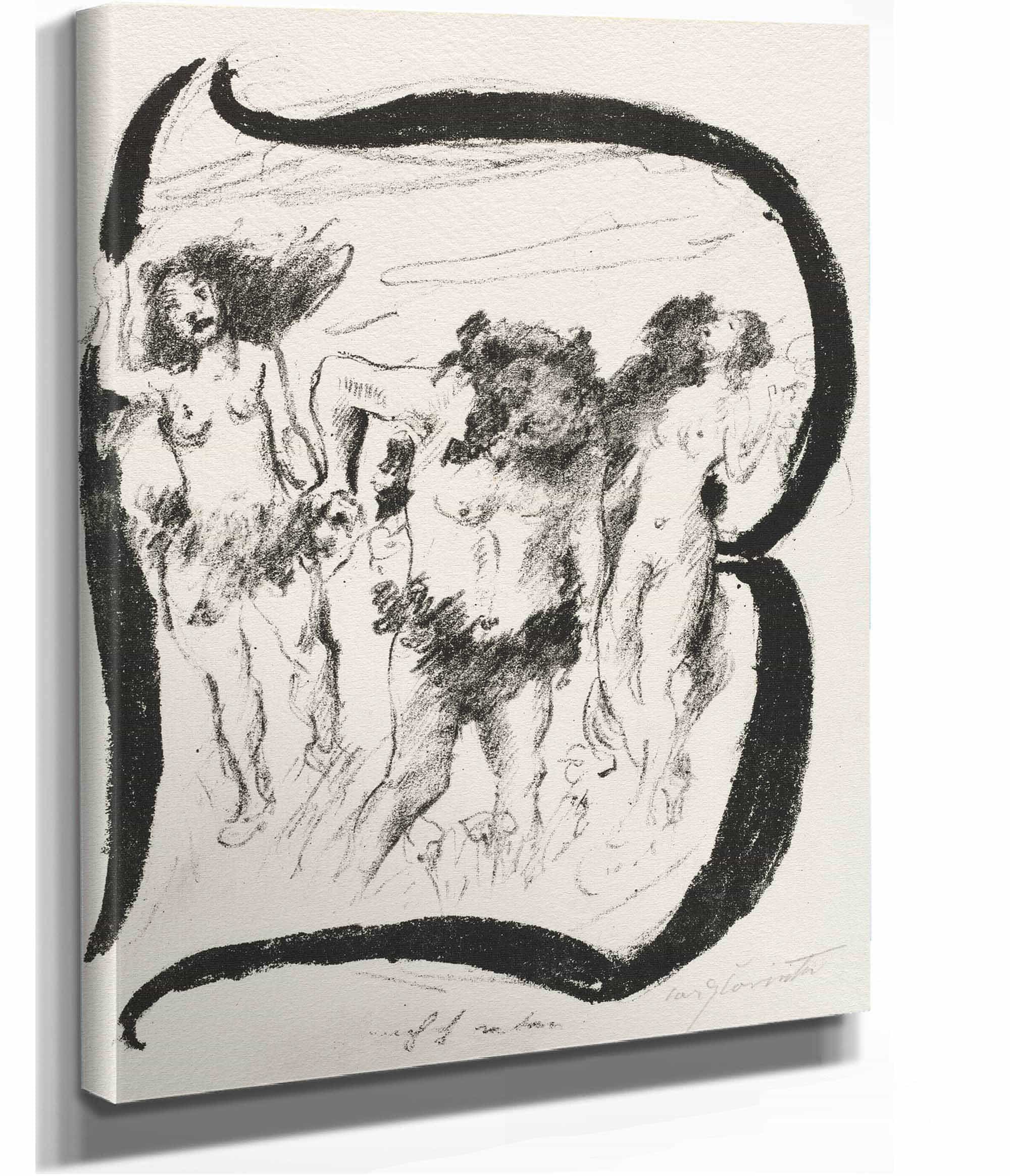 Das Abc Letter B by Lovis Corinth