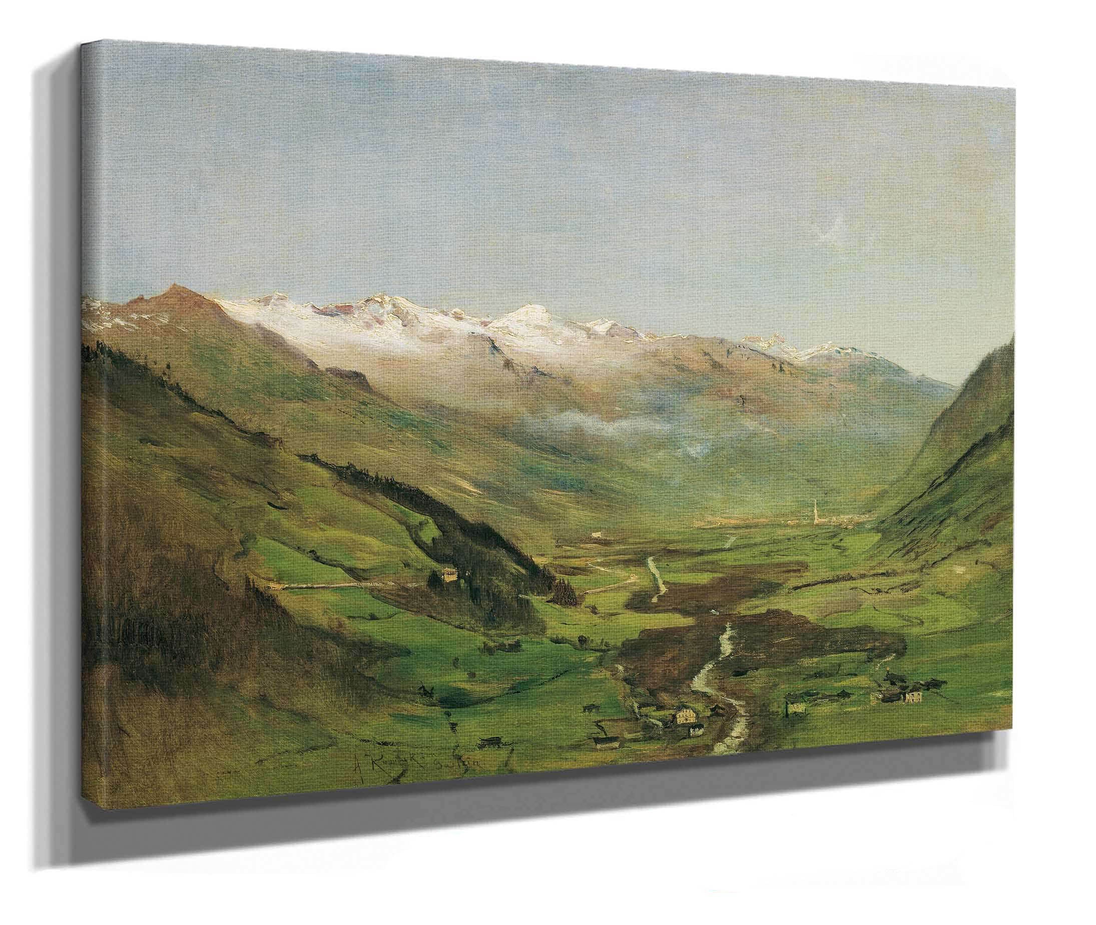 Das Gasteinertal I by Anton Romako