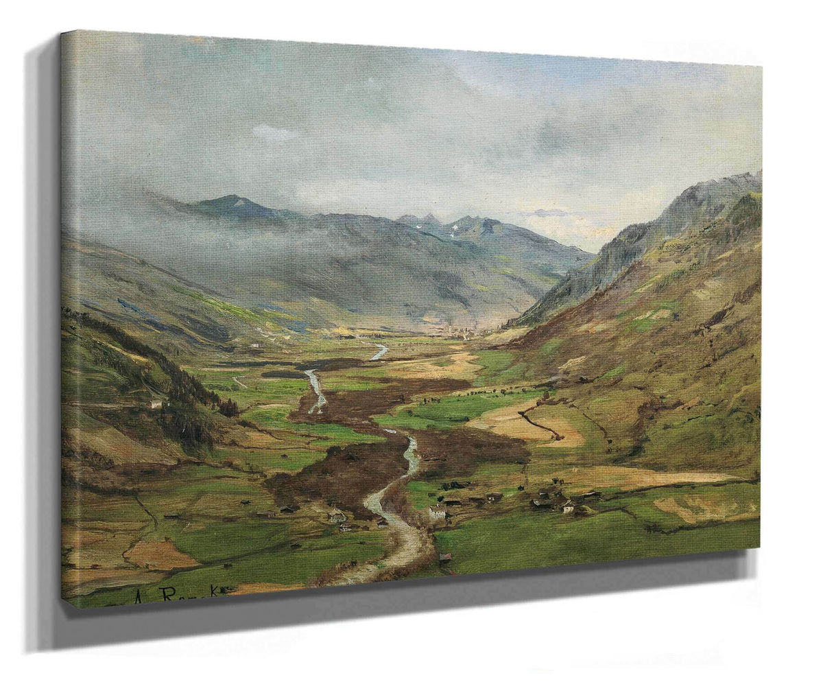 Das Gasteinertal Ii by Anton Romako