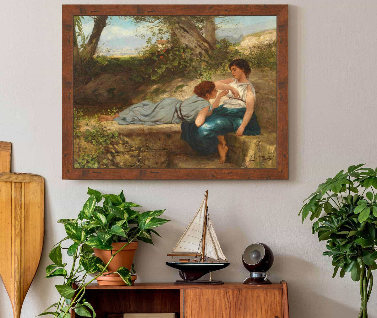 Das Gesprach by Henryk Siemiradzki