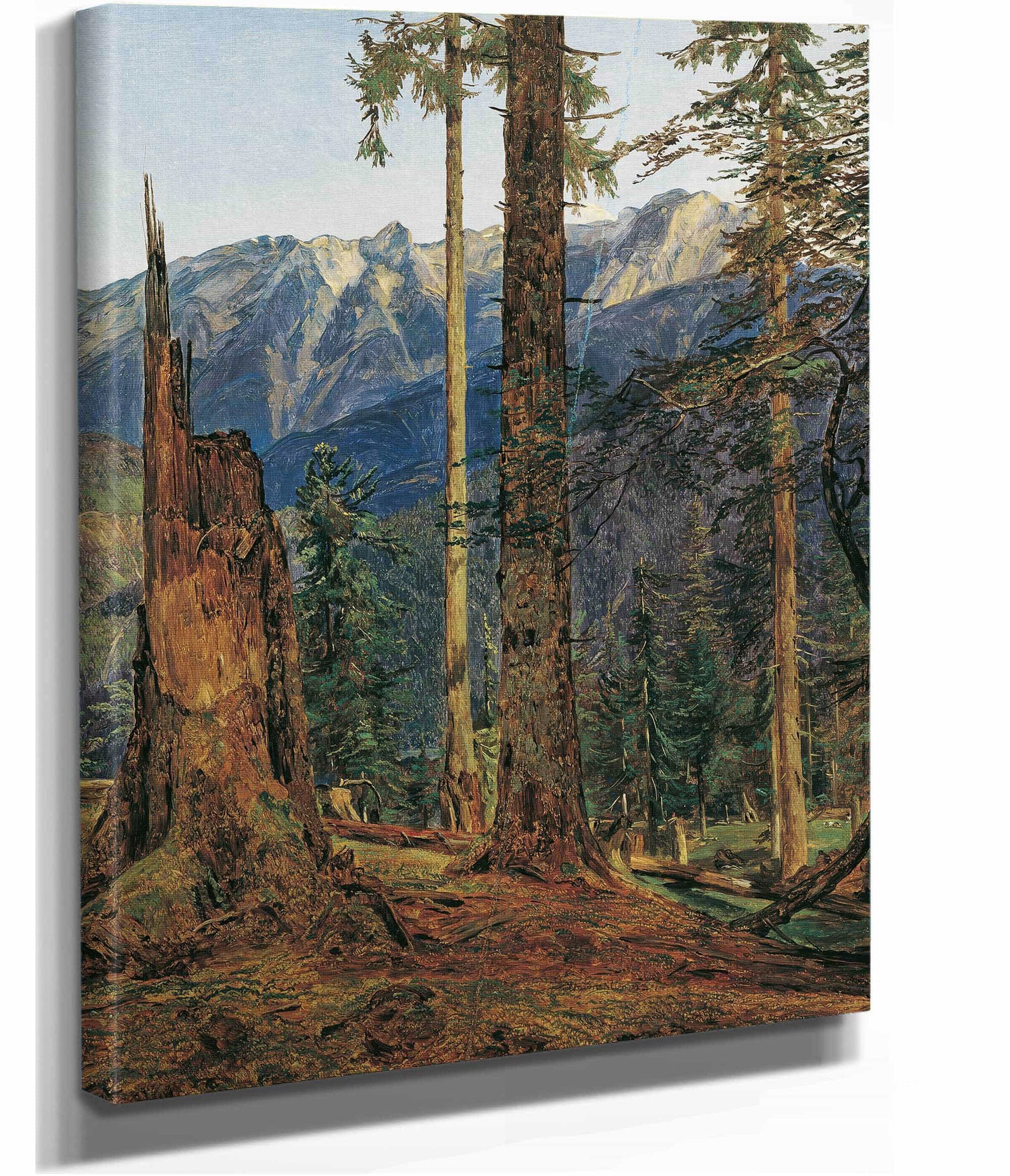 Das Hollengebirge Bei Ischl by Ferdinand Georg Waldmuller