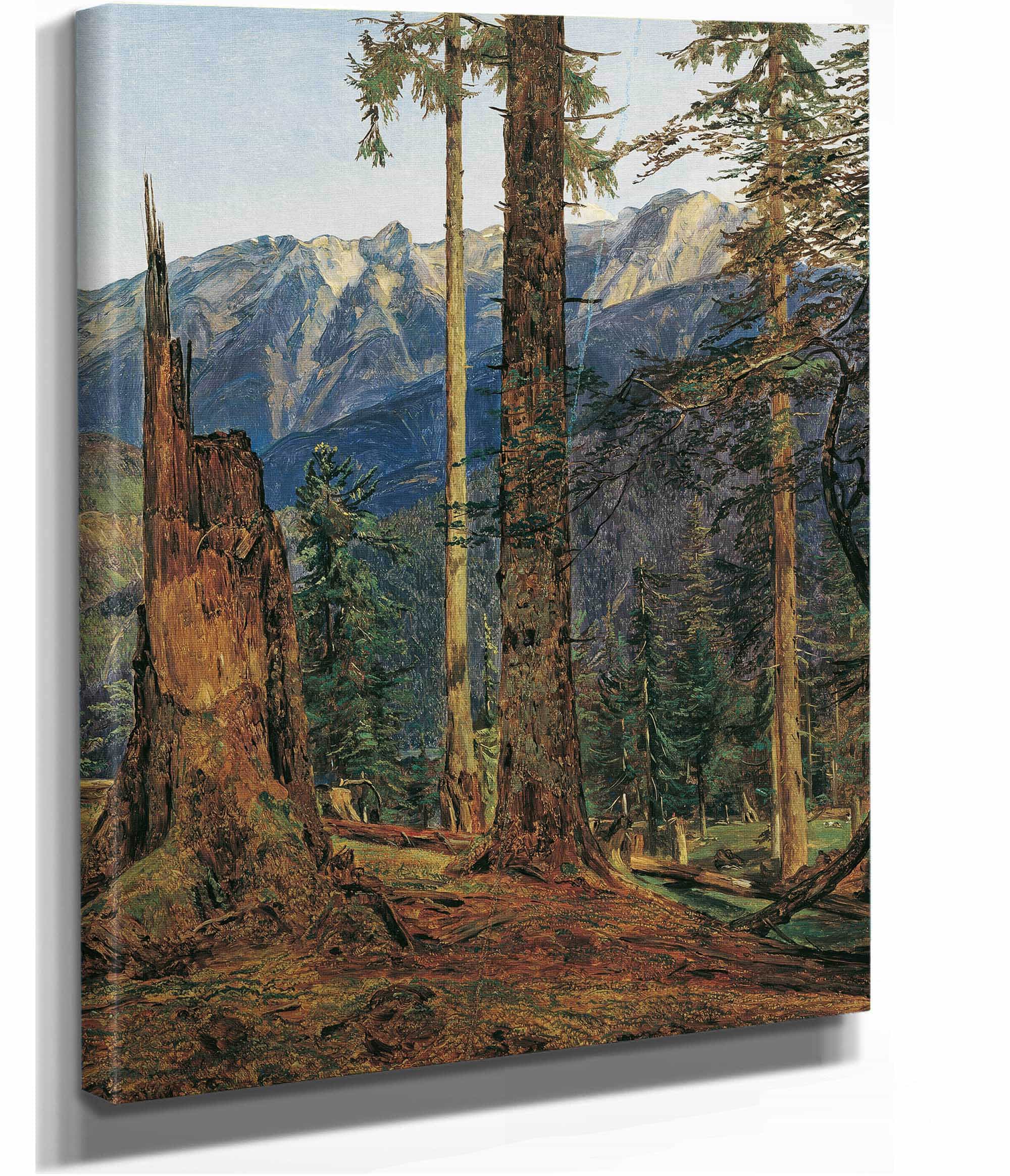 Das Hollengebirge Bei Ischl by Ferdinand Georg Waldmuller