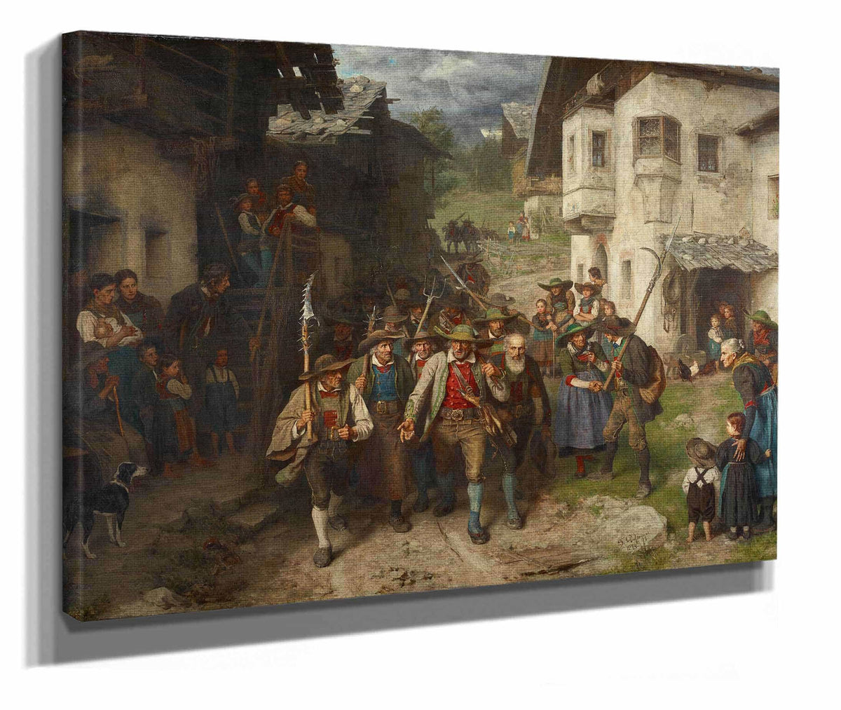 Das Letzte Aufgebot by Franz Von Defregger