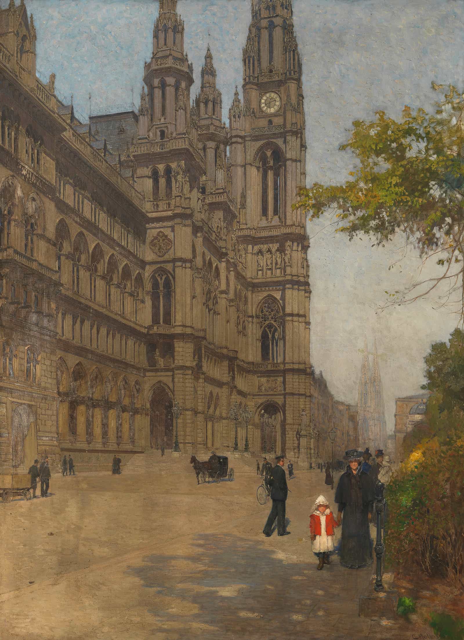 Das Neue Rathaus by Carl Moll