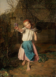 Das Veilchenmadchen The Violet Girl by Ferdinand Georg Waldmuller