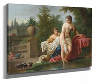 David And Bathsheba by Louis Jean Francois Lagrenee