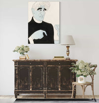 David Belasco by Ralph Barton