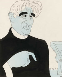 David Belasco by Ralph Barton