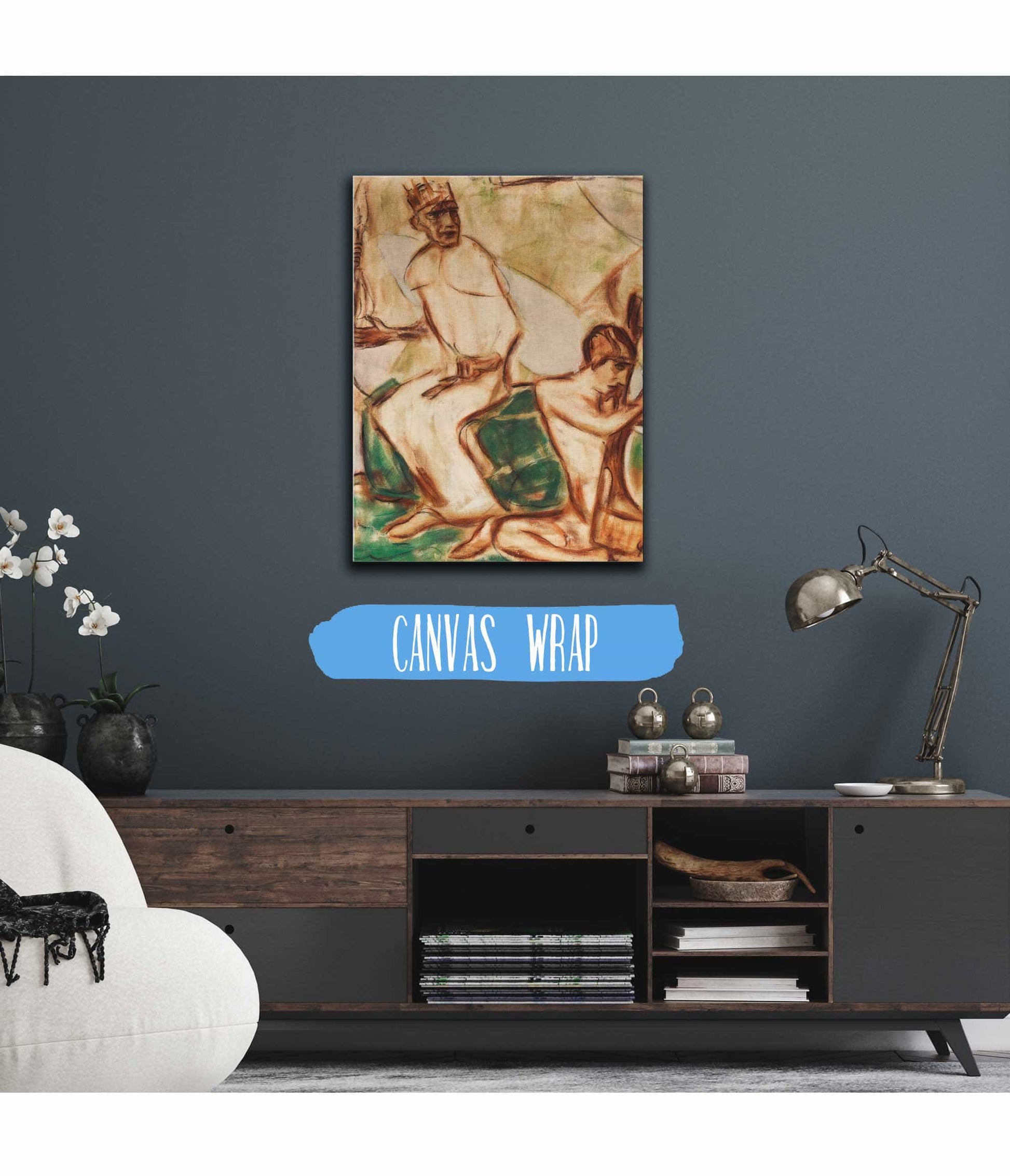 David Und Saul by Christian Rohlfs