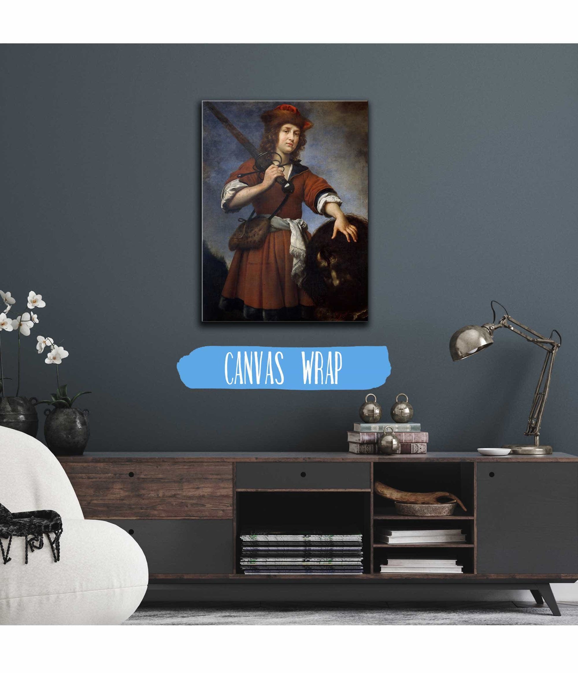 David With The Head Of Goliath by Carlo Dolci