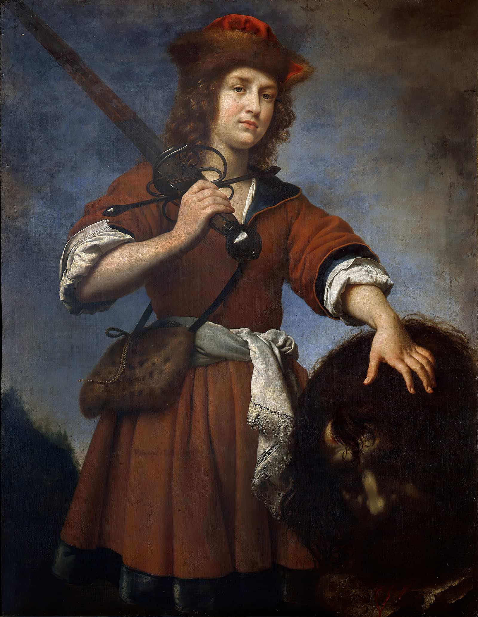 David With The Head Of Goliath by Carlo Dolci