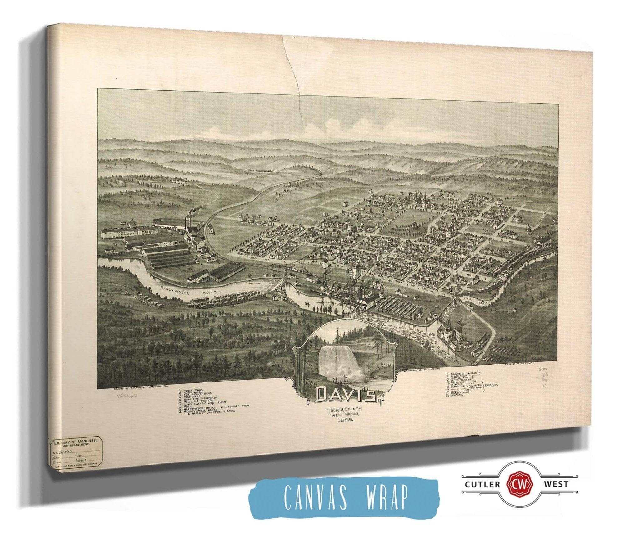 Davis Tucker County West Virginia 1898 State of West Virginia