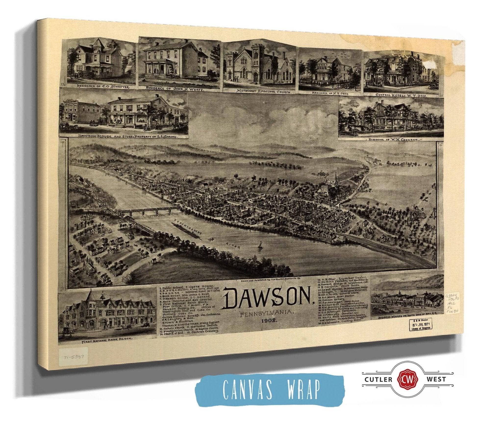 Dawson Pennsylvania 1902 State of Pennsylvania