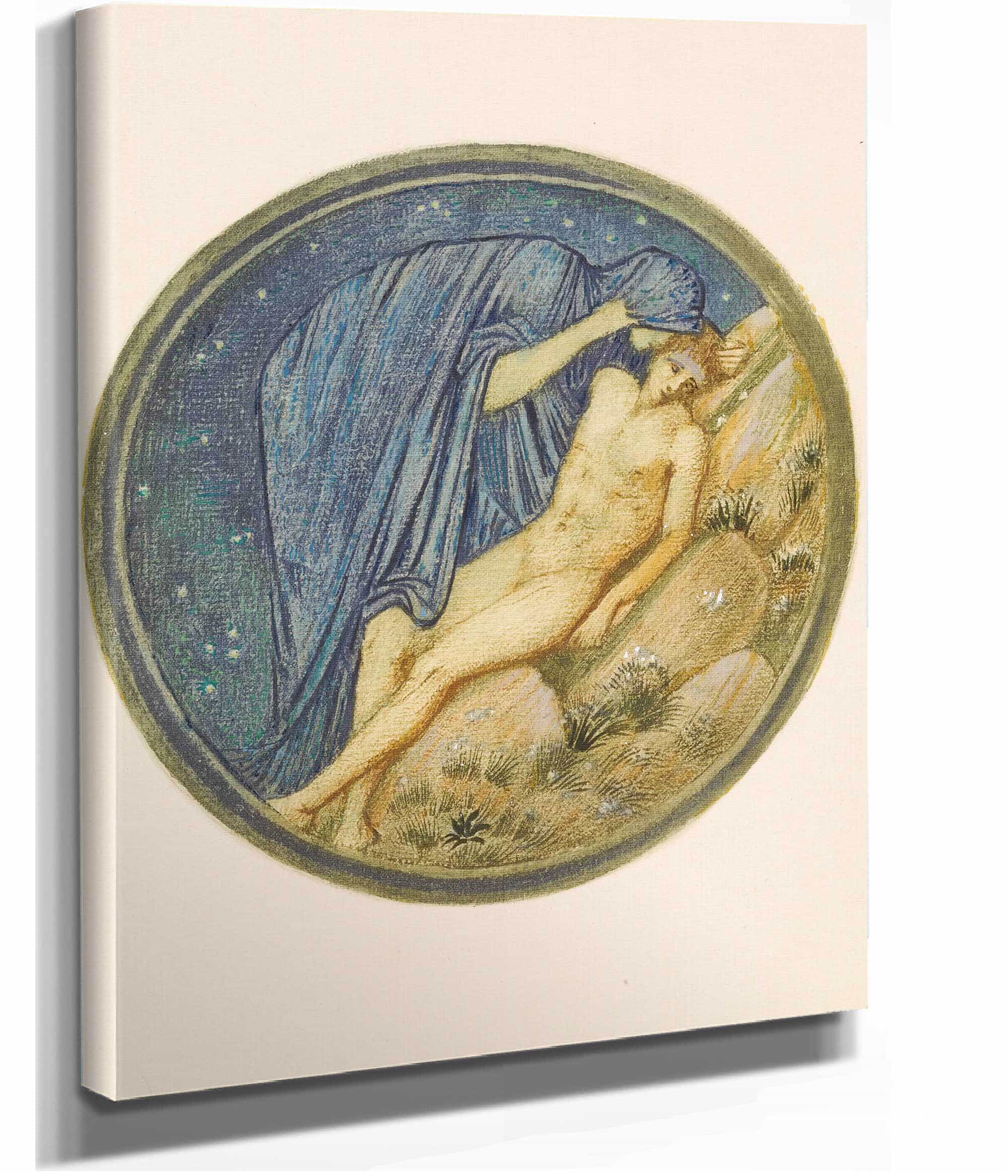 Day And Night by Sir Edward Coley Burne Jones