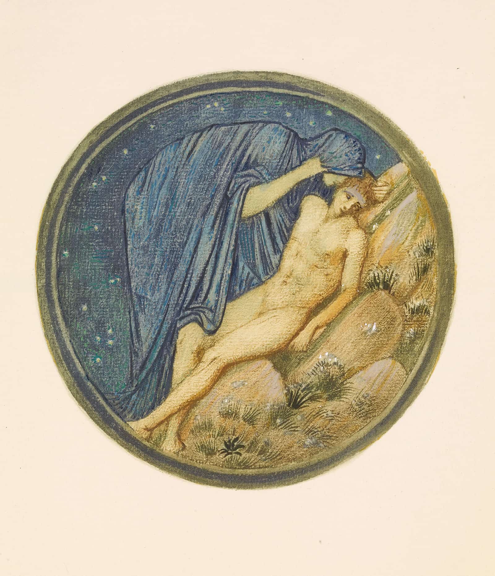 Day And Night by Sir Edward Coley Burne Jones