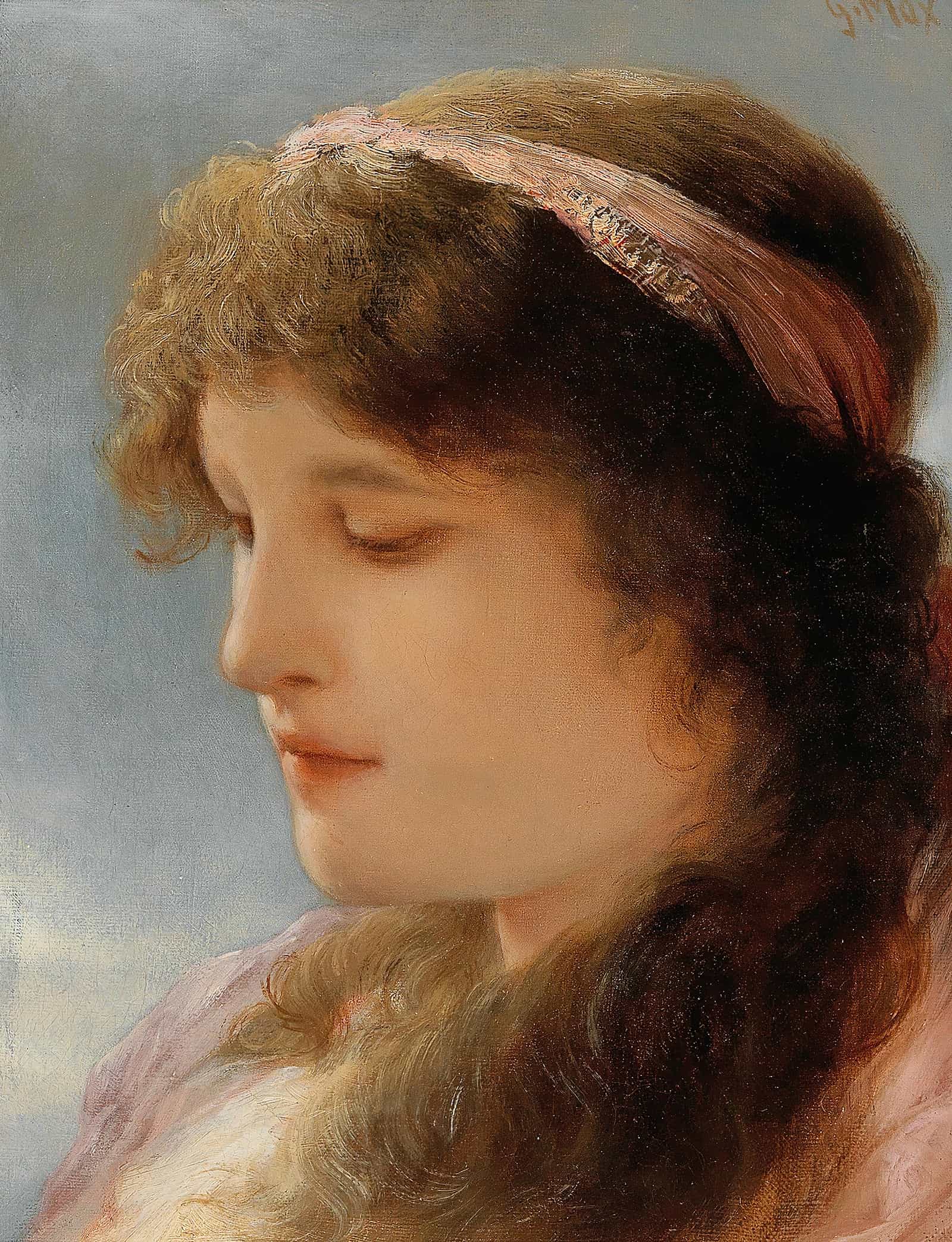 Daydreaming by Gabriel Von Max