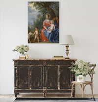 De Heilige Familie Met Johannes by Jan Brueghel The Younger