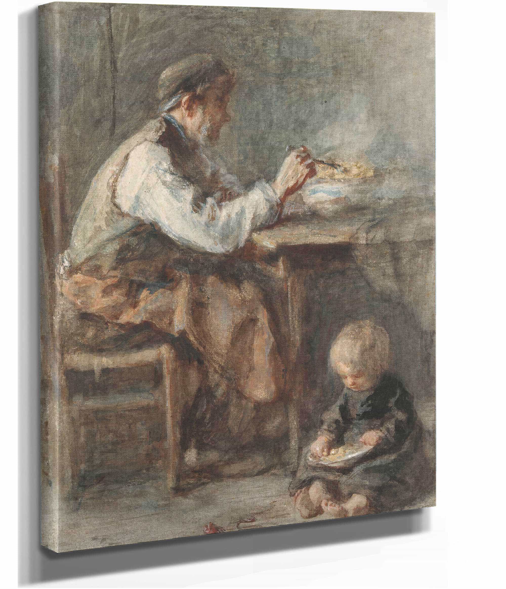 De Schoenmaker  by Jozef Israels