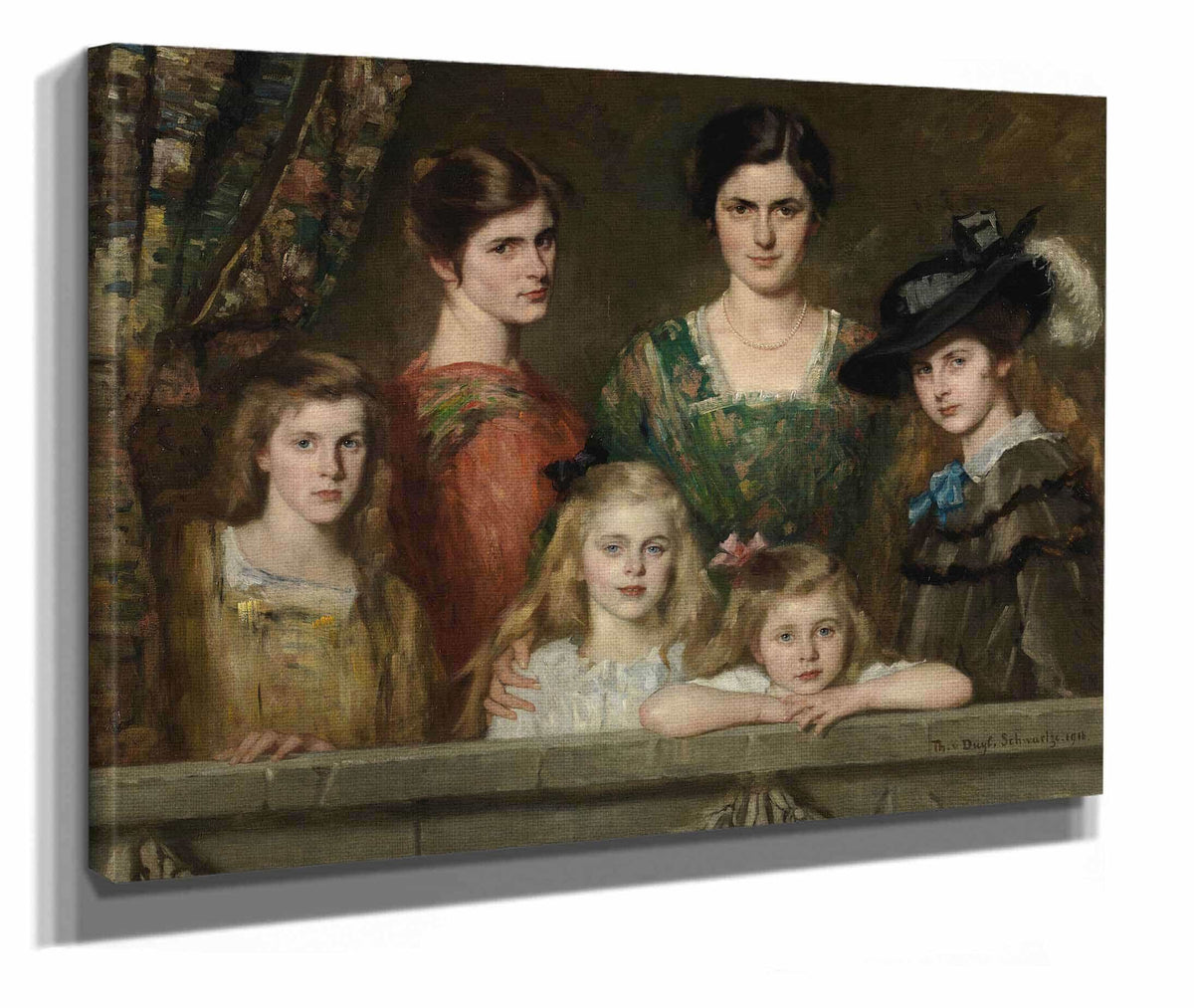 De Zes Dochters Boissevain by Therese Schwartze