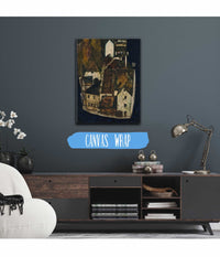 Dead City Iii City On The Blue River Iii by Egon Schiele