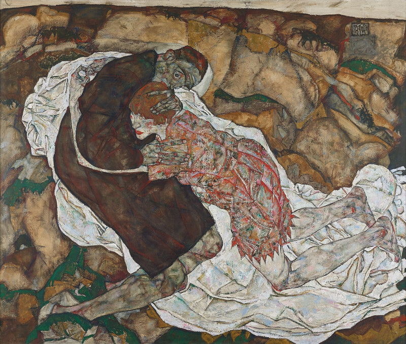 Death And Girl by Egon Schiele