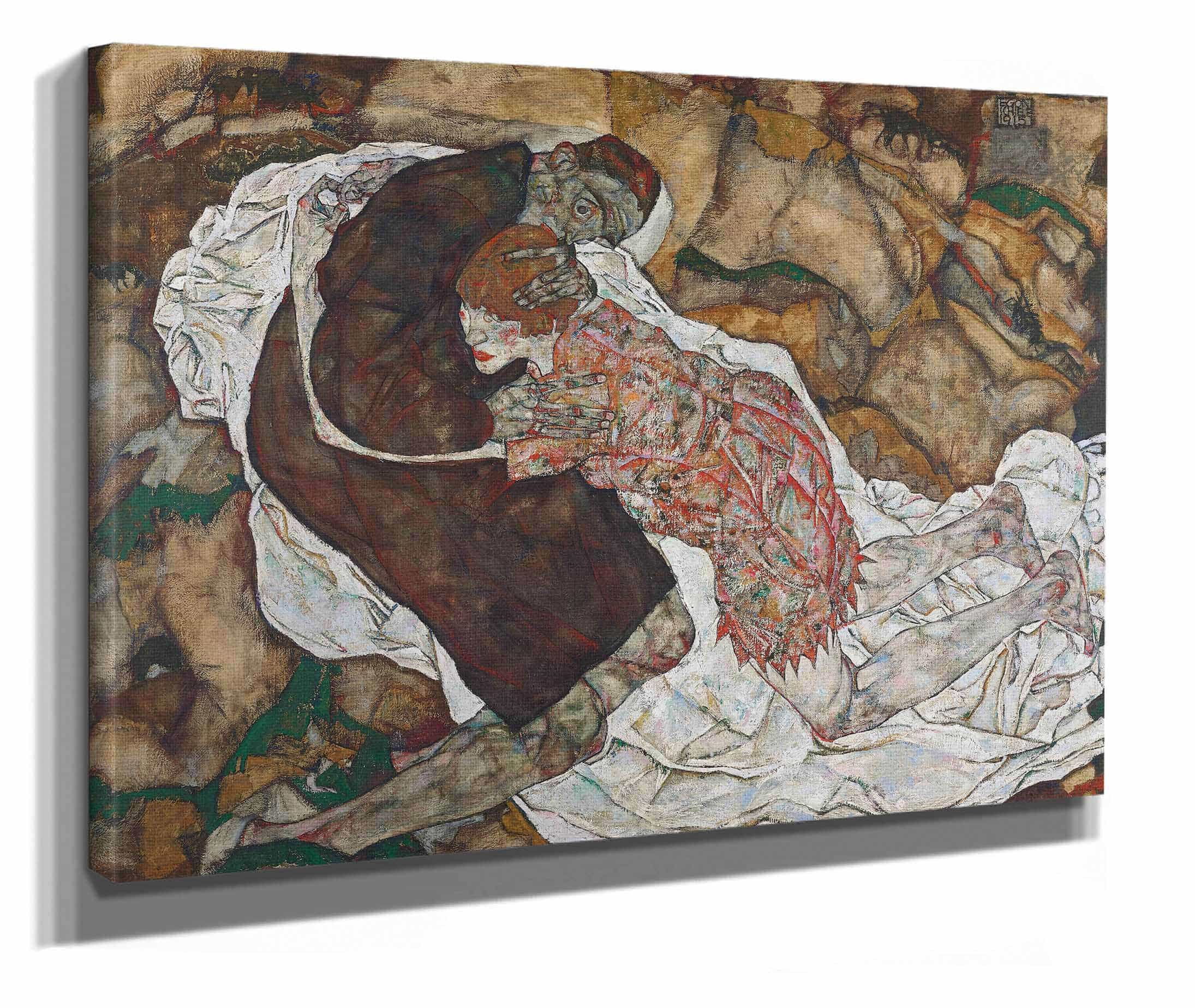 Death And Girl by Egon Schiele