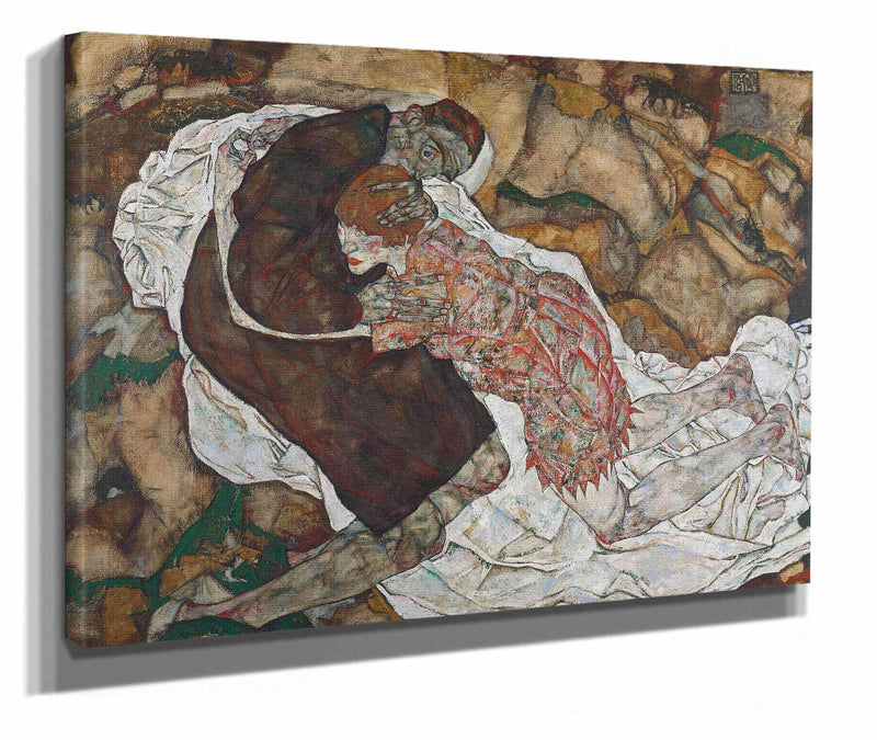 Death And Girl by Egon Schiele