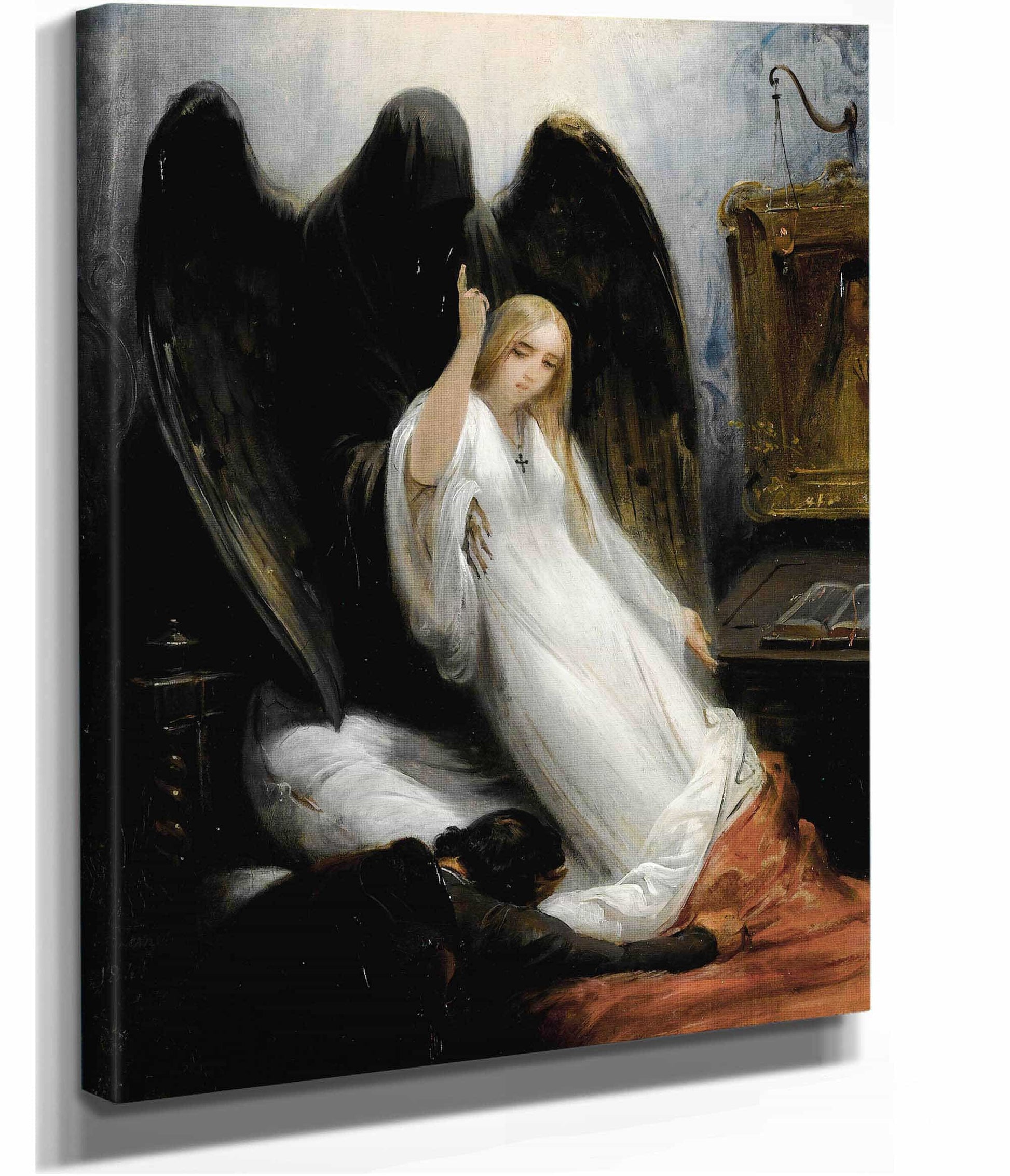 Death And The Maiden by Horace Vernet